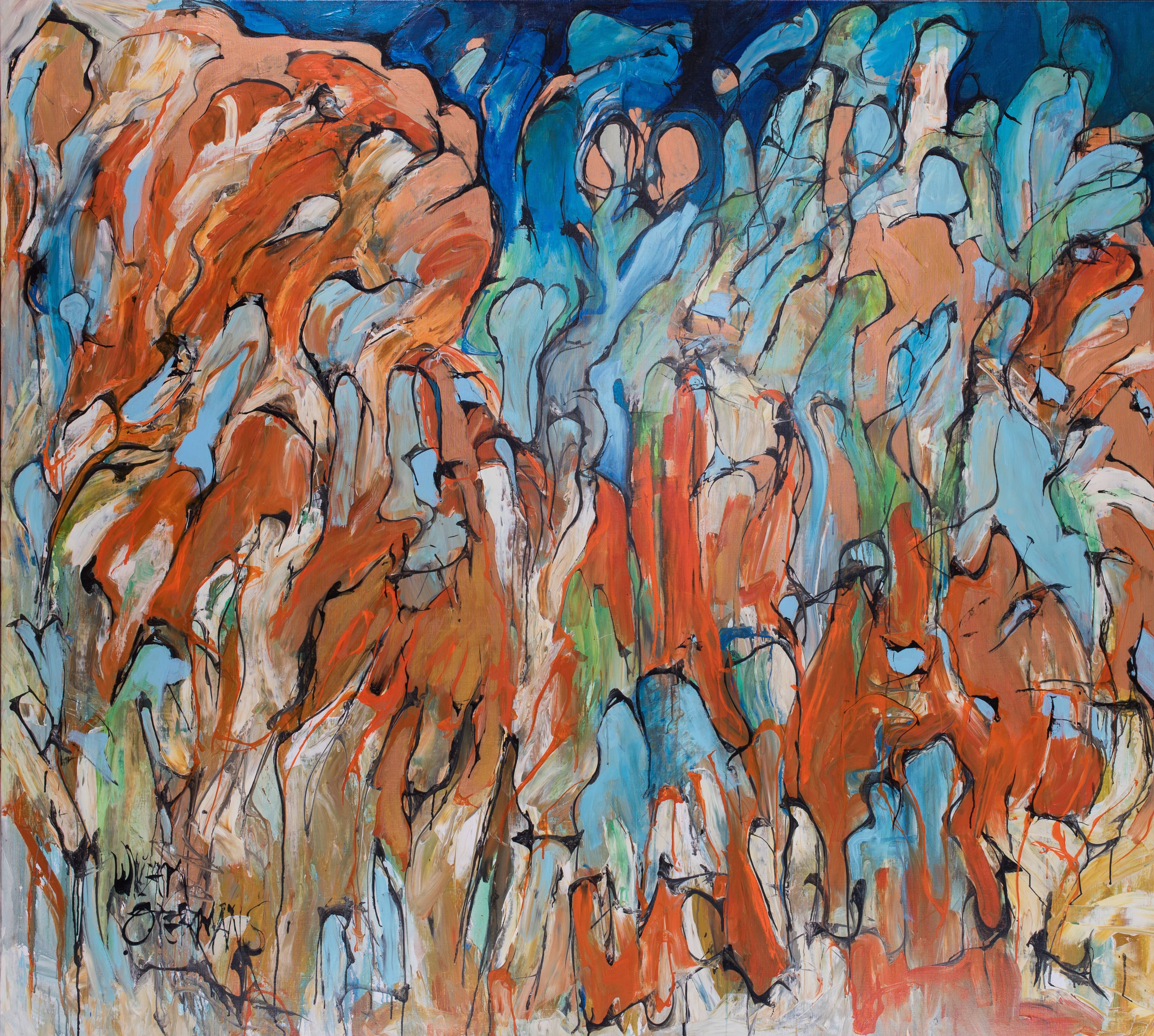 Gabriel says: atumn, feathers on a stool